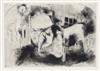 MARC CHAGALL Group of 6 etchings.